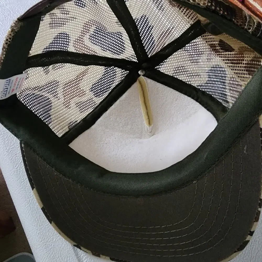 Scent Shield Trucker Hat Adjustable Snapback Camo Tan Brown Deer Hunter NOS
